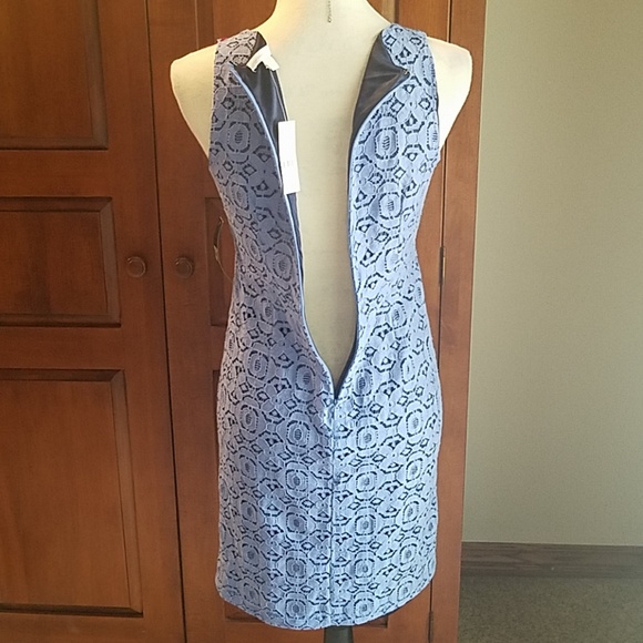 ⬇️ CCO N.Y. & Co. blue lace sheath dress, NWT - Picture 5 of 8